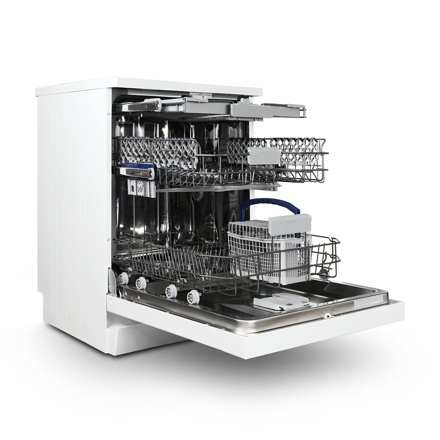 Montpellier MDWC1496W 60cm Freestanding Dishwasher in White