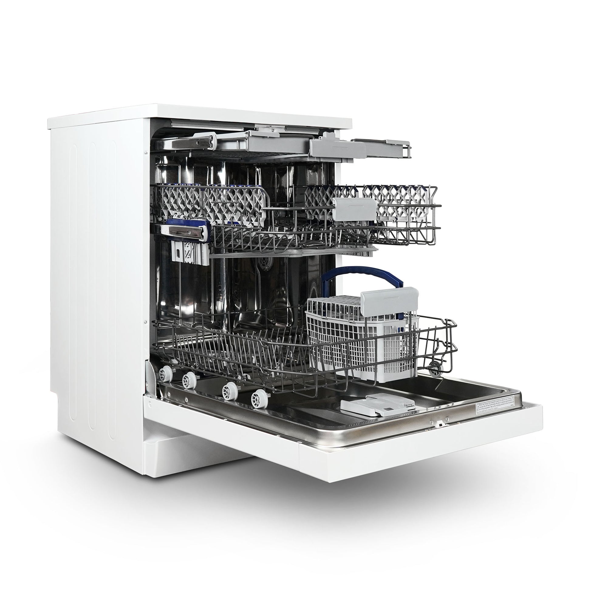 Montpellier MDWC1496W 60cm Freestanding Dishwasher in White