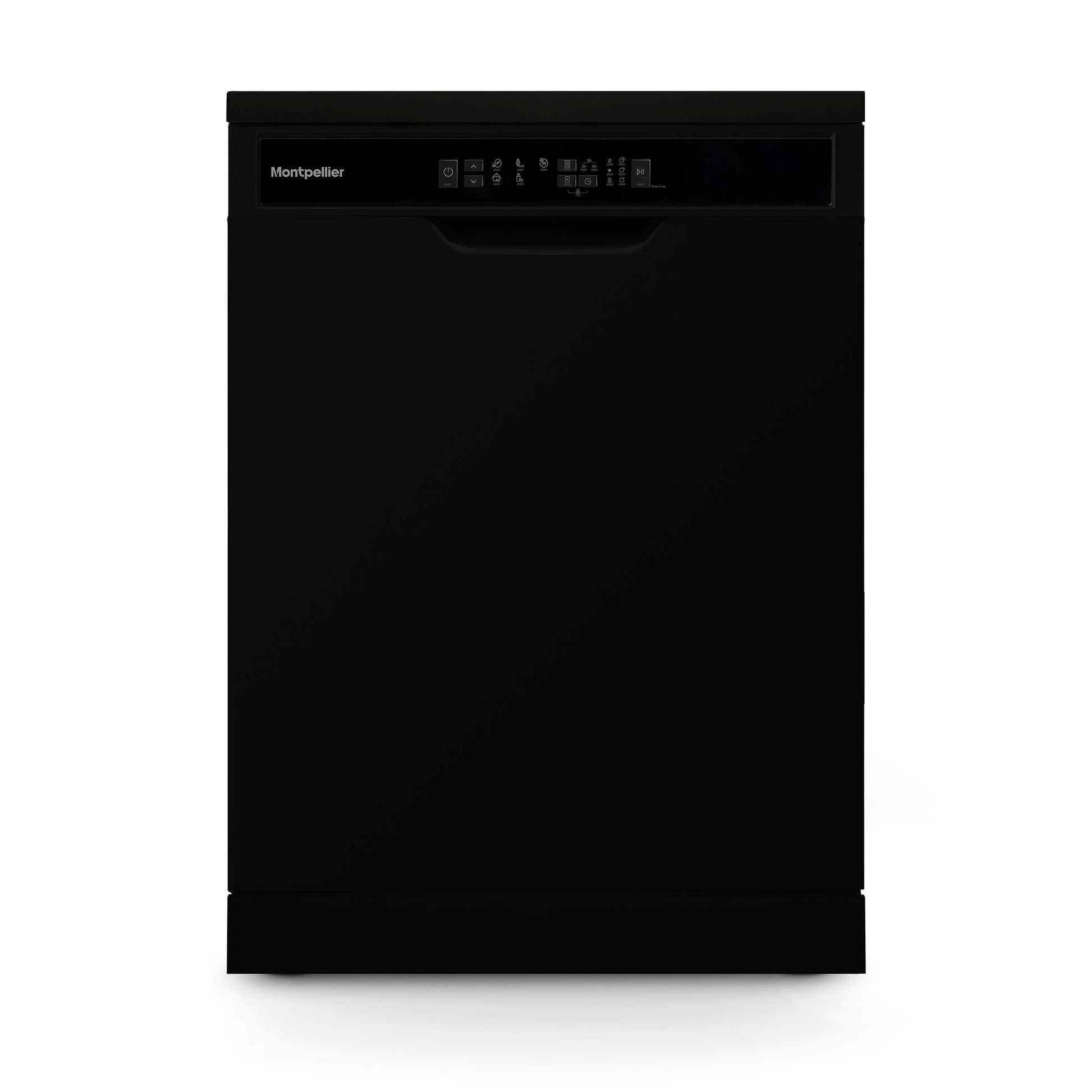 Montpellier MDWD1354K 60cm 60cm Freestanding Dishwasher in Black