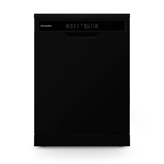 Montpellier MDWD1354K 60cm 60cm Freestanding Dishwasher in Black