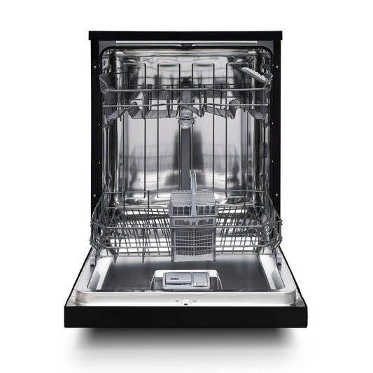 Montpellier MDWD1354K 60cm 60cm Freestanding Dishwasher in Black