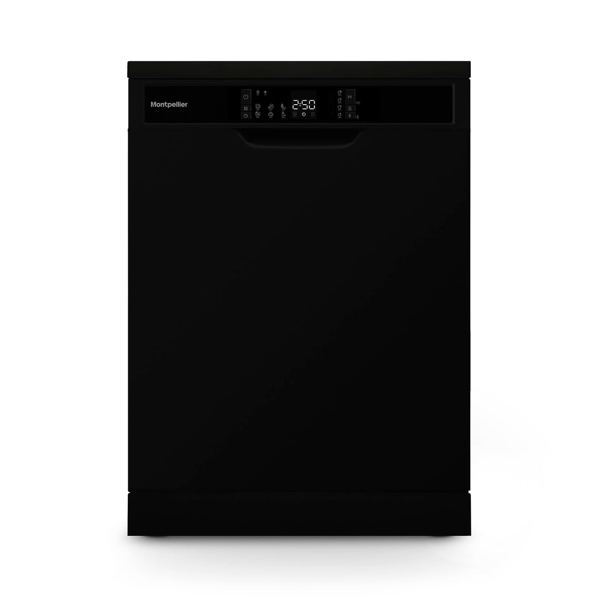 Montpellier MDWD1464K 60cm Freestanding Dishwasher in Black