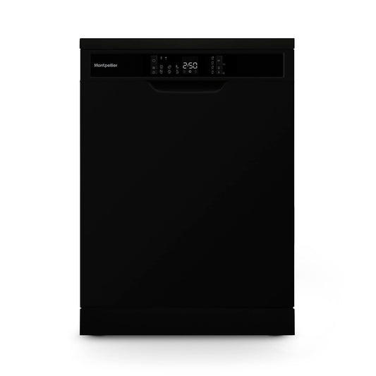 Montpellier MDWD1464K 60cm Freestanding Dishwasher in Black