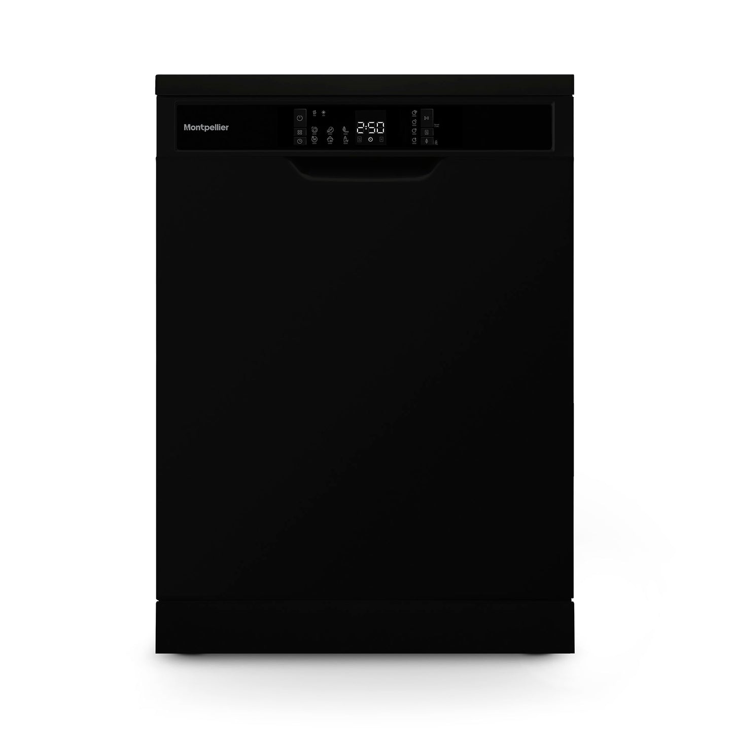Montpellier MDWD1464K 60cm Freestanding Dishwasher in Black