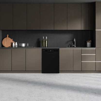 Montpellier MDWD1464K 60cm Freestanding Dishwasher in Black