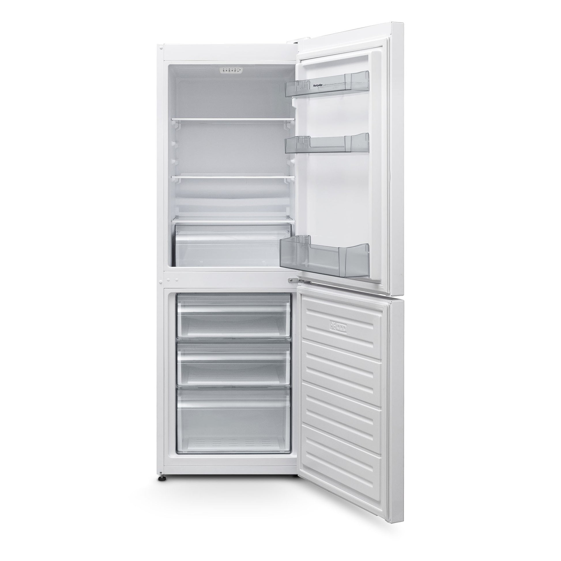 Montpellier MFF155EW Frost Free Fridge Freezer in White