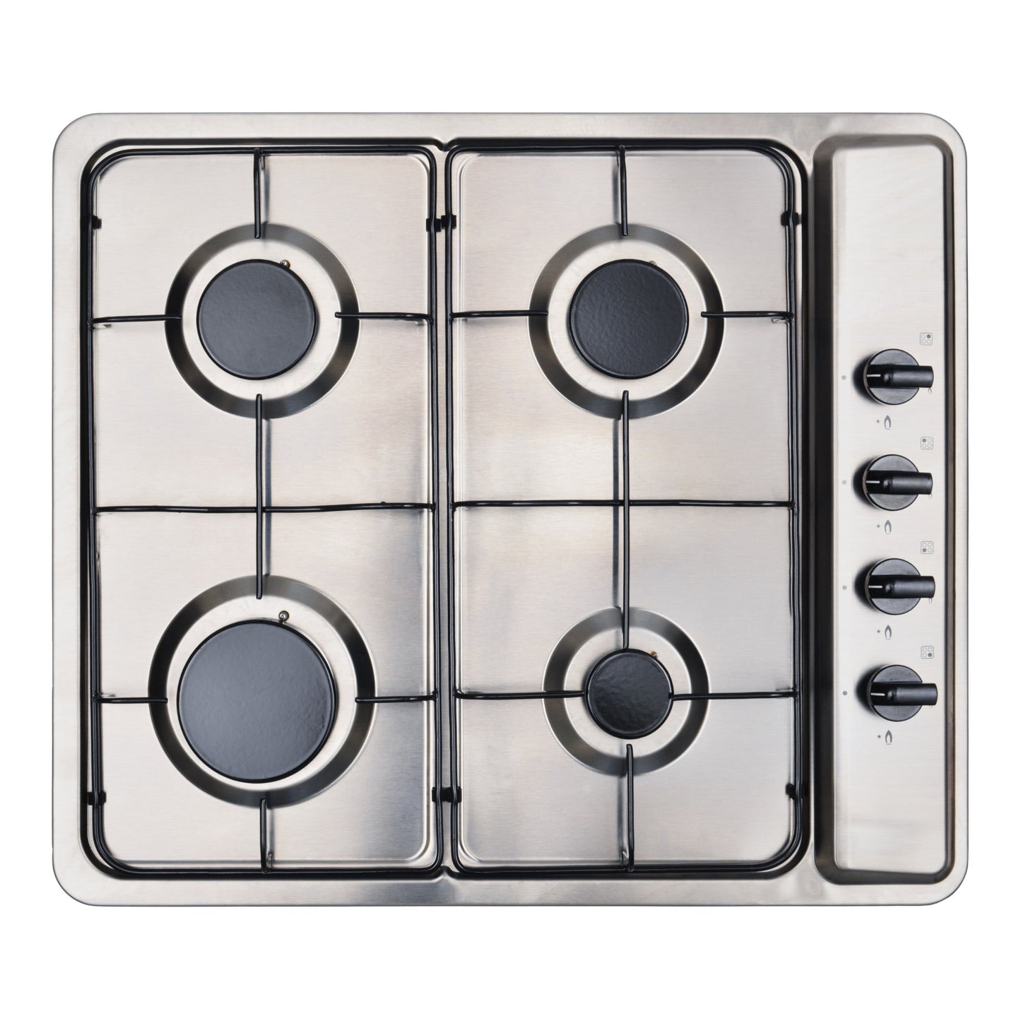 Montpellier MGB60X 58cm Stainless Steel Gas Hob