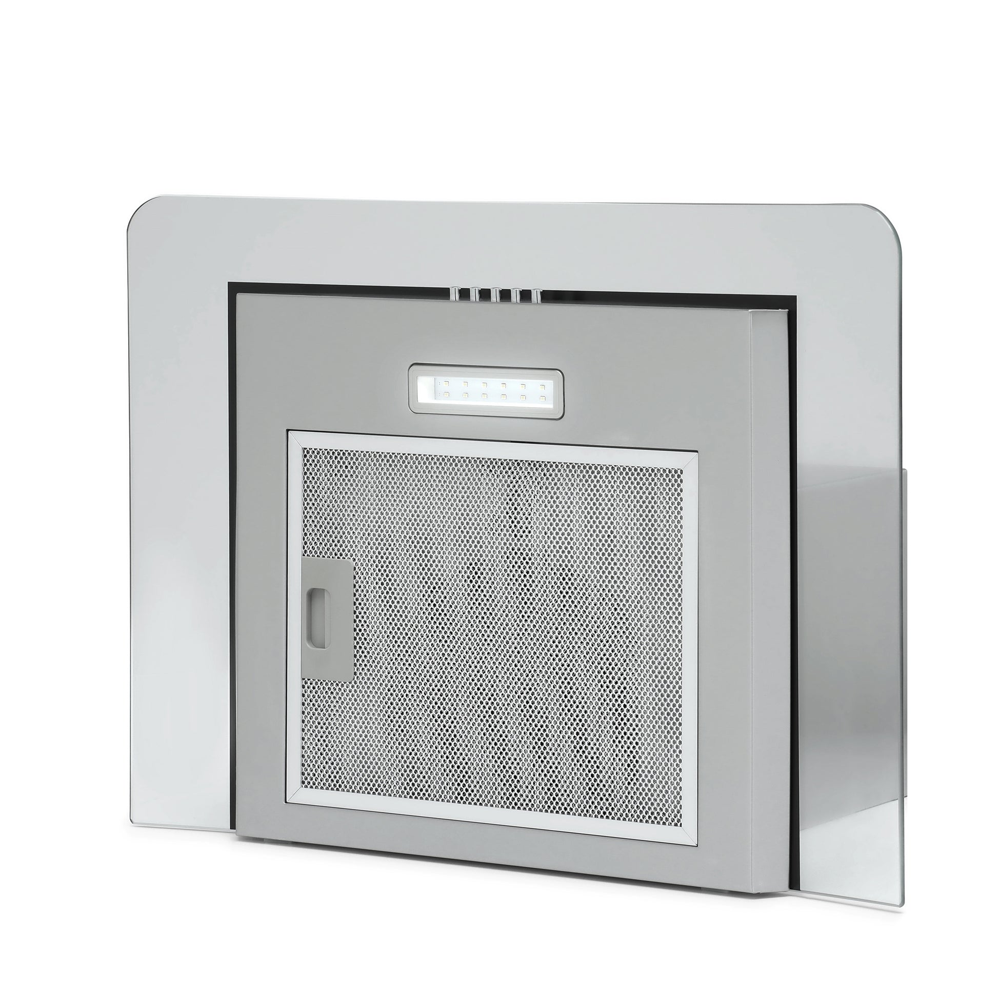 Montpellier MHG600X 60cm Curved Glass Cooker Hood in S/S A Energy