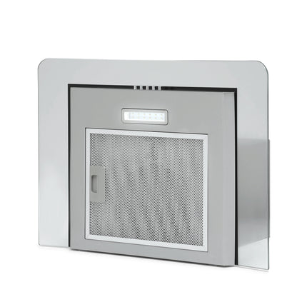 Montpellier MHG600X 60cm Curved Glass Cooker Hood in S/S A Energy