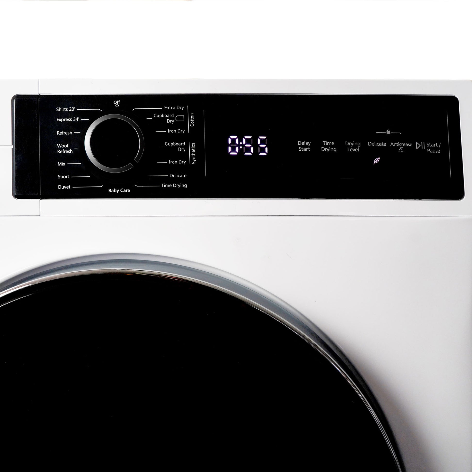 Montpellier MHP10SDW 10kg Heat Pump Sensor Dry Tumble Dryer in White