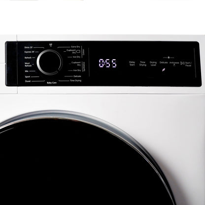 Montpellier MHP10SDW 10kg Heat Pump Sensor Dry Tumble Dryer in White