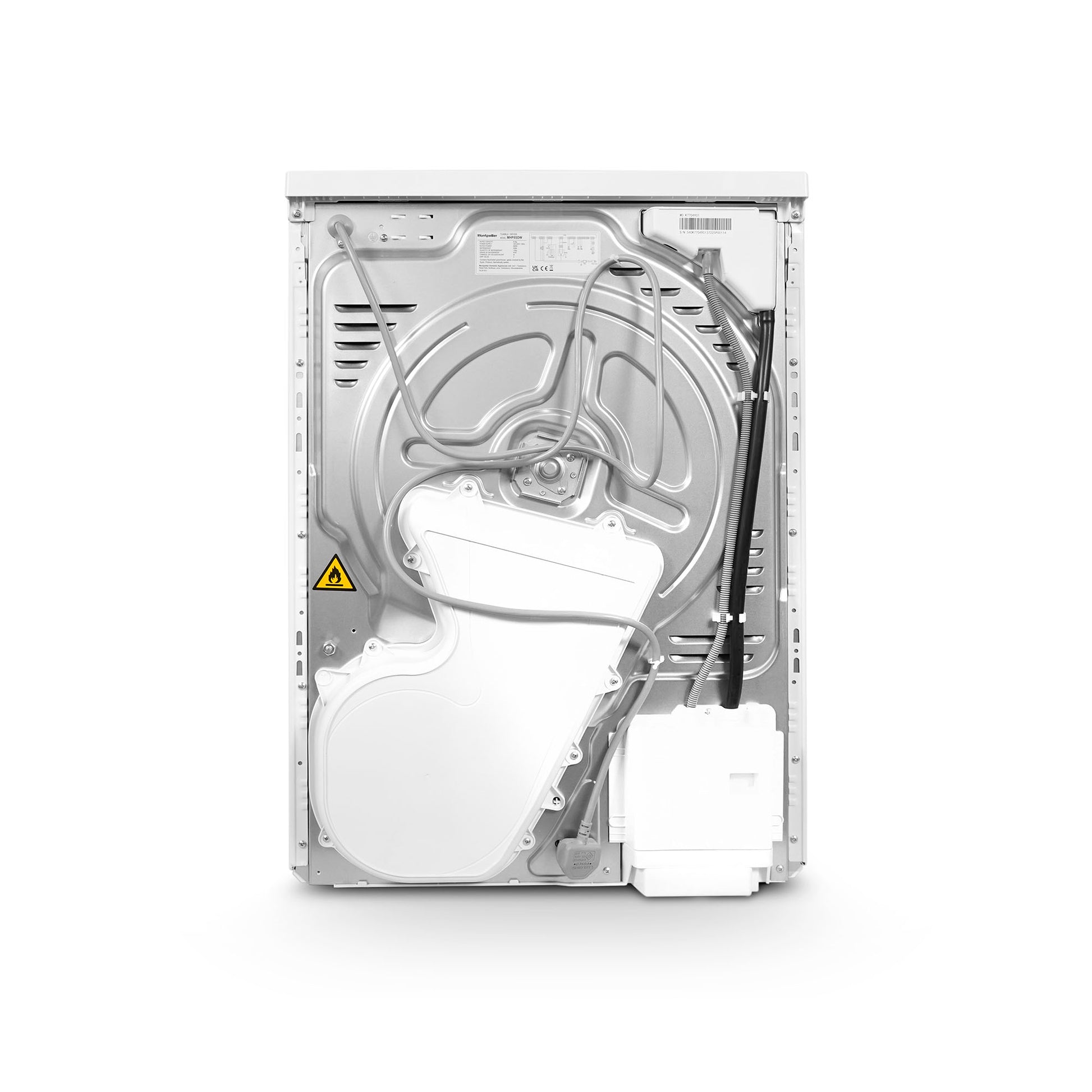 Montpellier MHP8SDW 8kg Heat Pump Sensor Dry Tumble Dryer in White