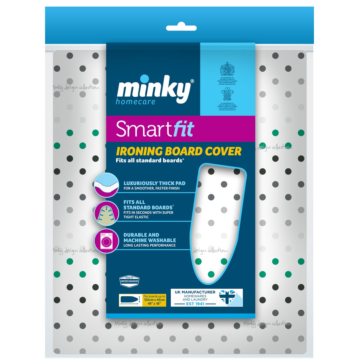 SMART FIT IRONING BOARD COVER 1 SIZE FITS ALL