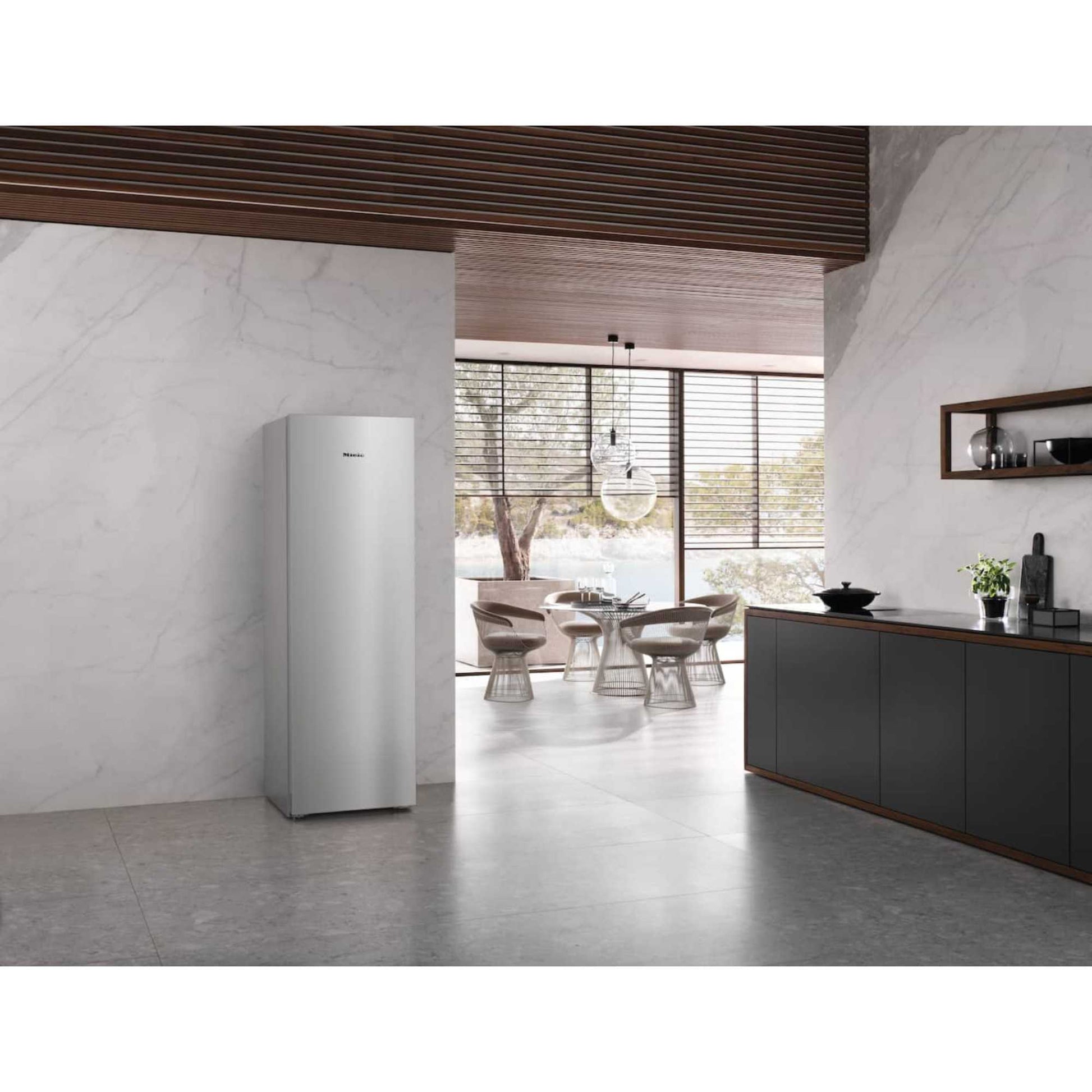 Miele Tall Freezer NoFrost - Stainless Look - FNS 4382 D EL