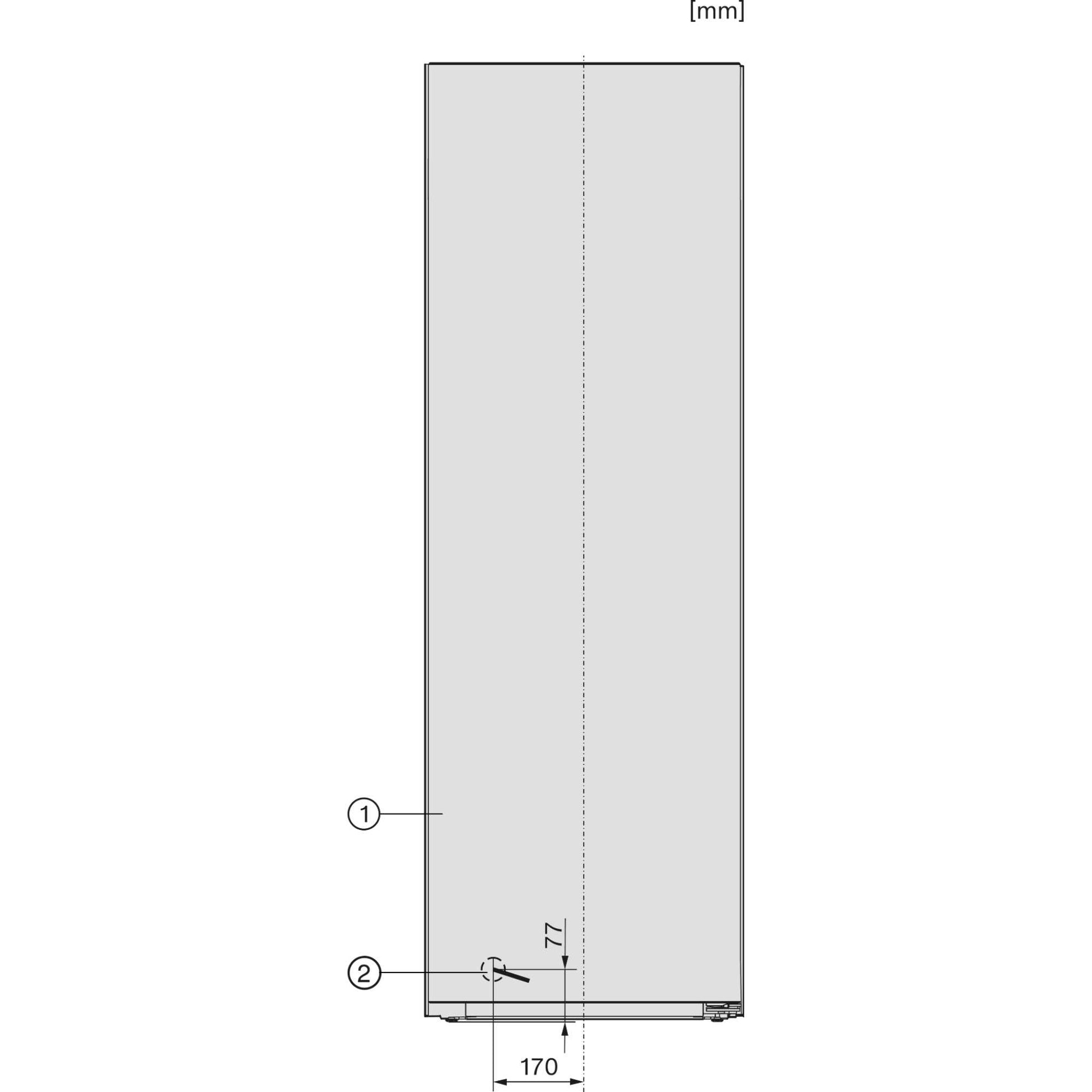 Miele Tall Freezer NoFrost - Stainless Look - FNS 4382 D EL