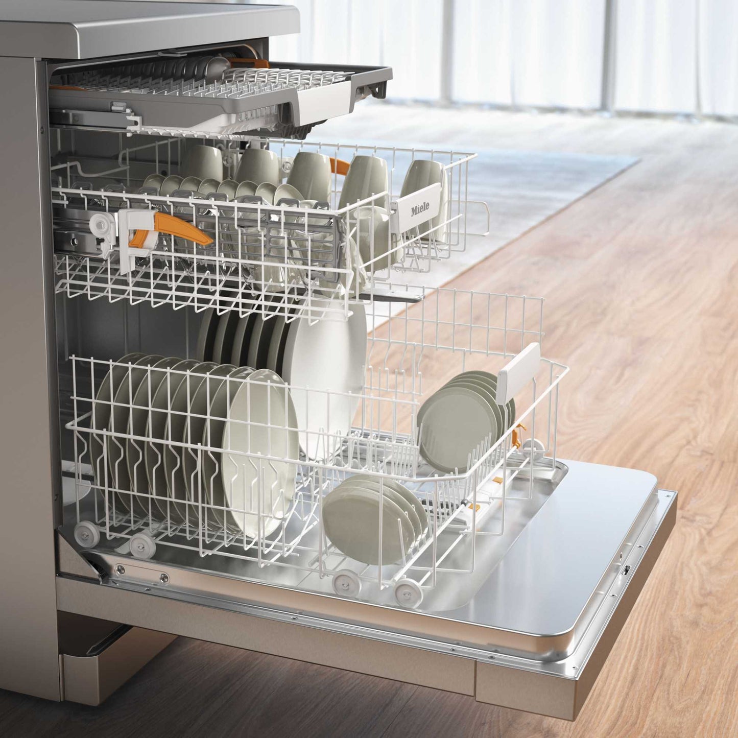 Miele Active Plus Freestanding Full-Sized Dishwasher - G 5811 SC CLST