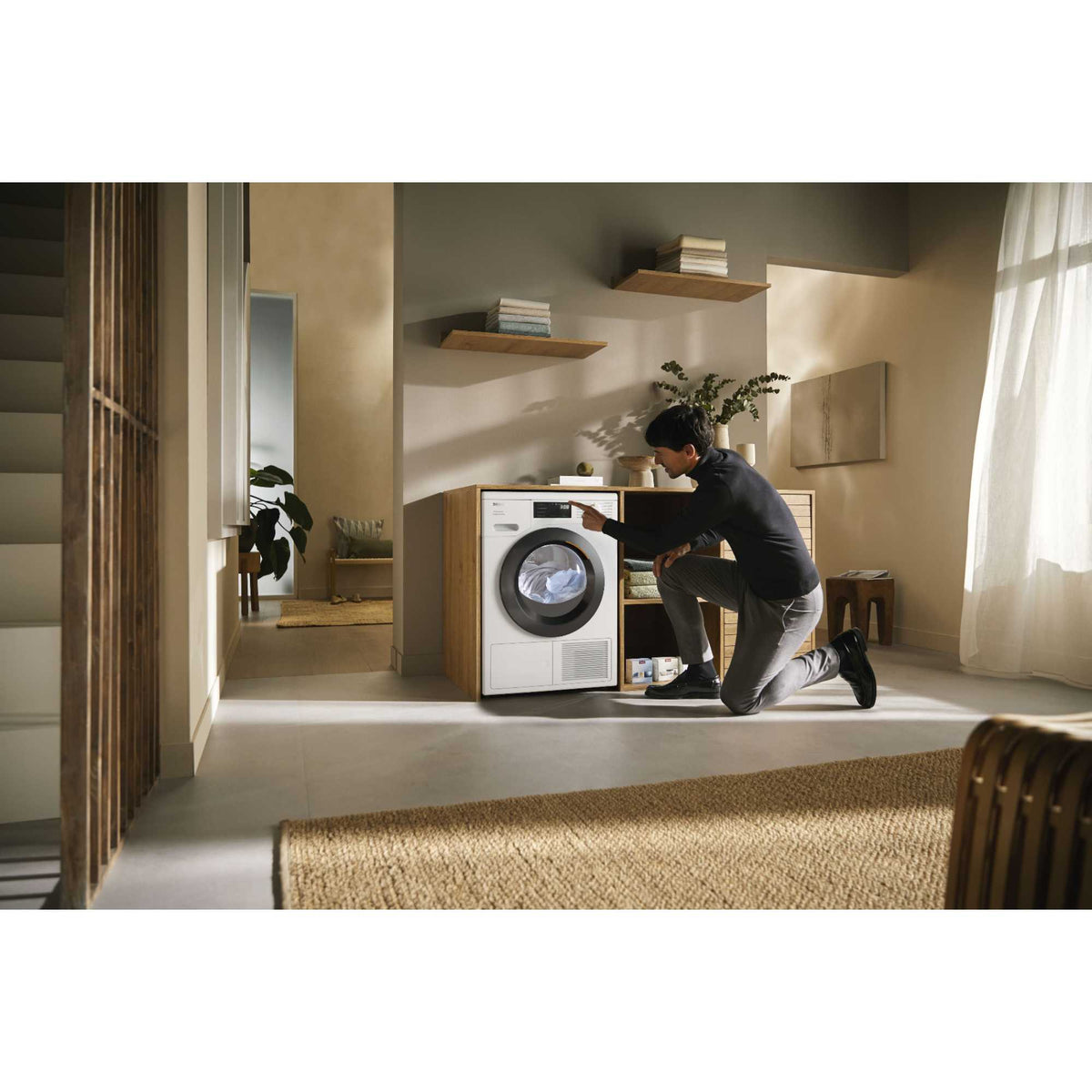 Miele 8kg Heat Pump Tumble Dryer - TEC645WP