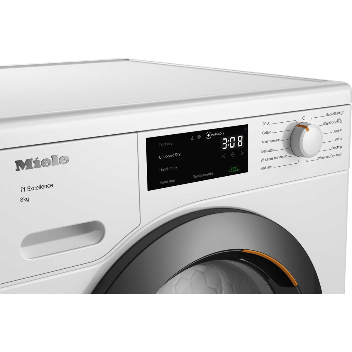 Miele 8kg Heat Pump Tumble Dryer - TEC645WP