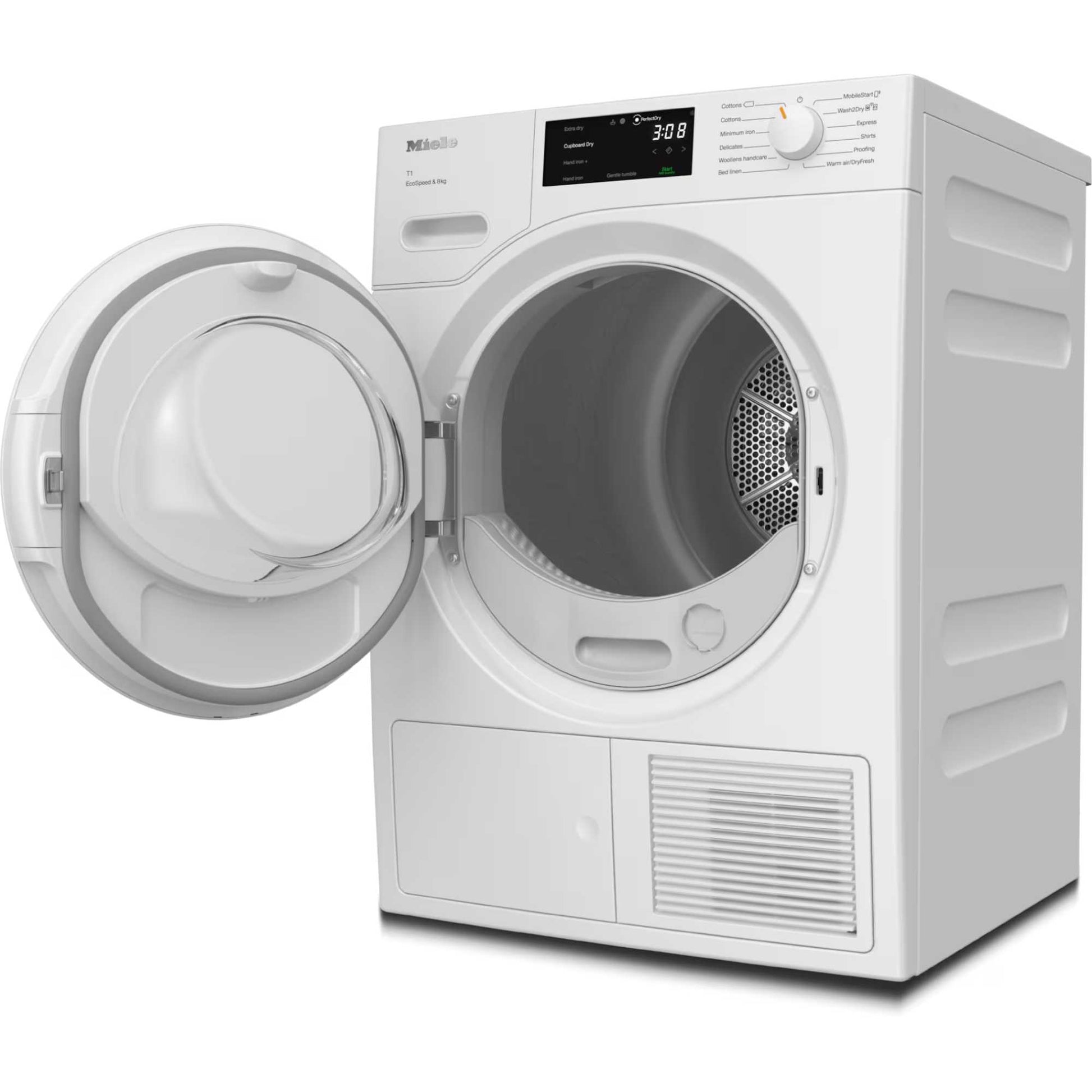 Miele T1 8kg Heat Pump Tumble Dryer - TWC640WP