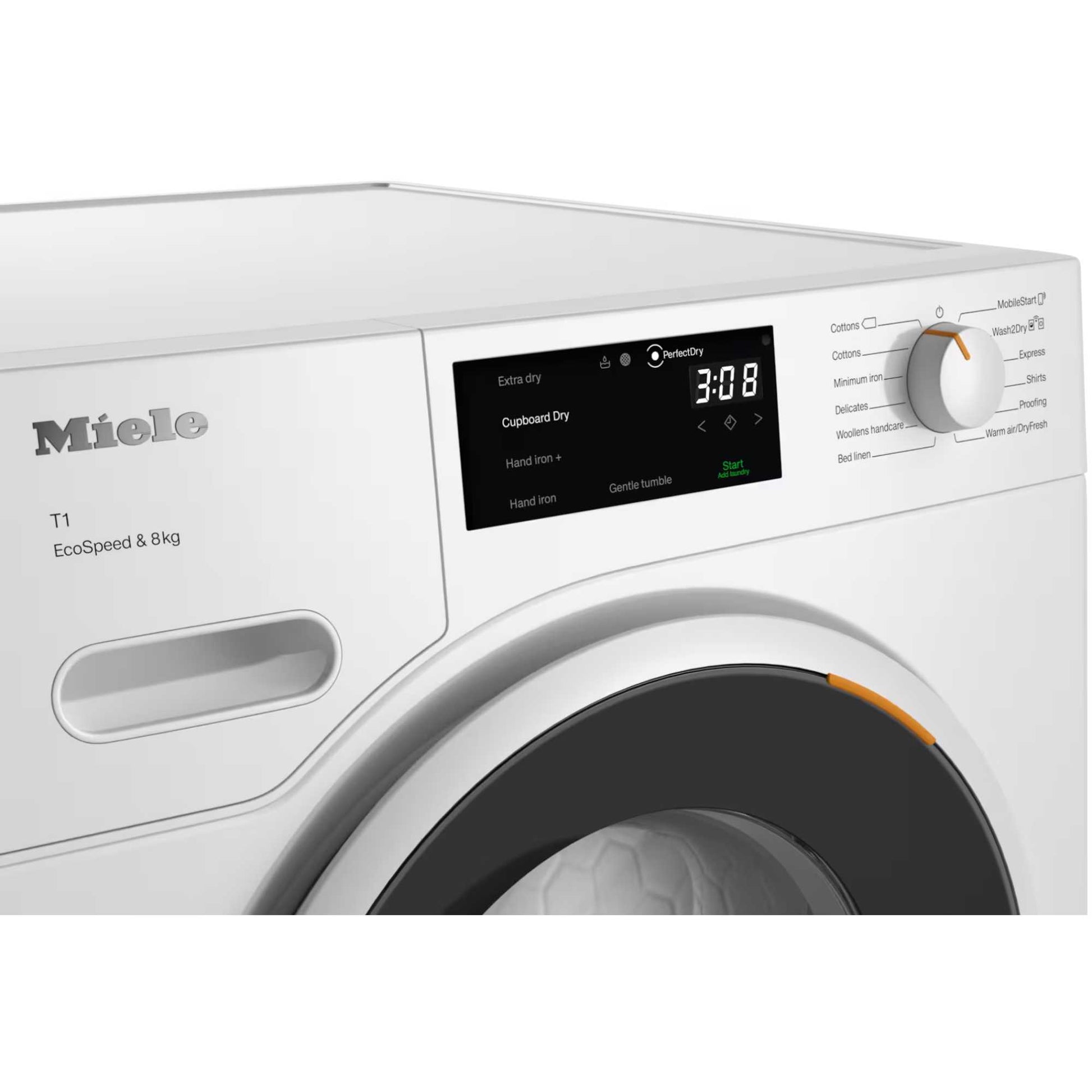 Miele T1 8kg Heat Pump Tumble Dryer - TWC640WP