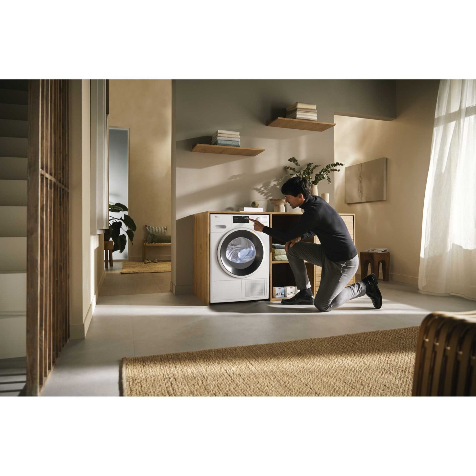 Miele T1 8kg Heat Pump Tumble Dryer - TWC640WP