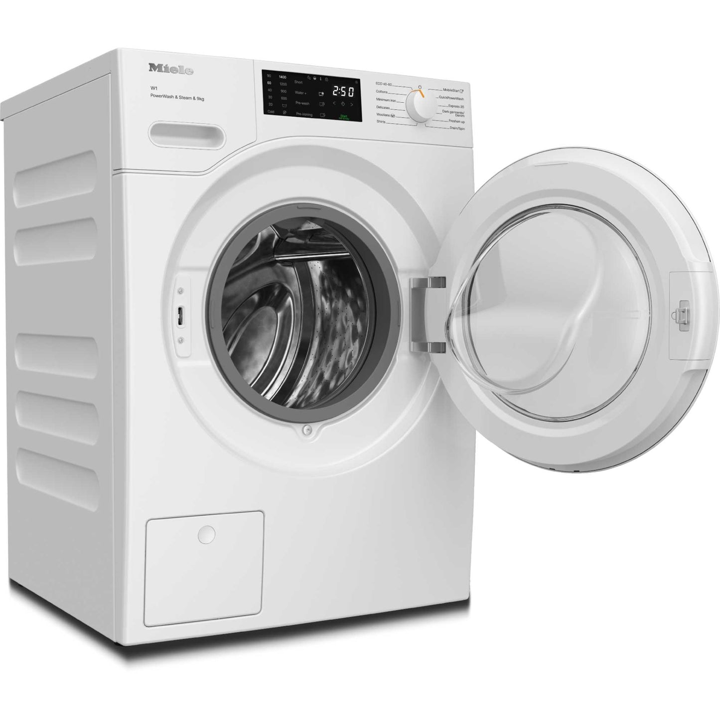 Miele W1 Pwash&Steam 9kg 1400rpm Washing Machine - WWD380 WCS