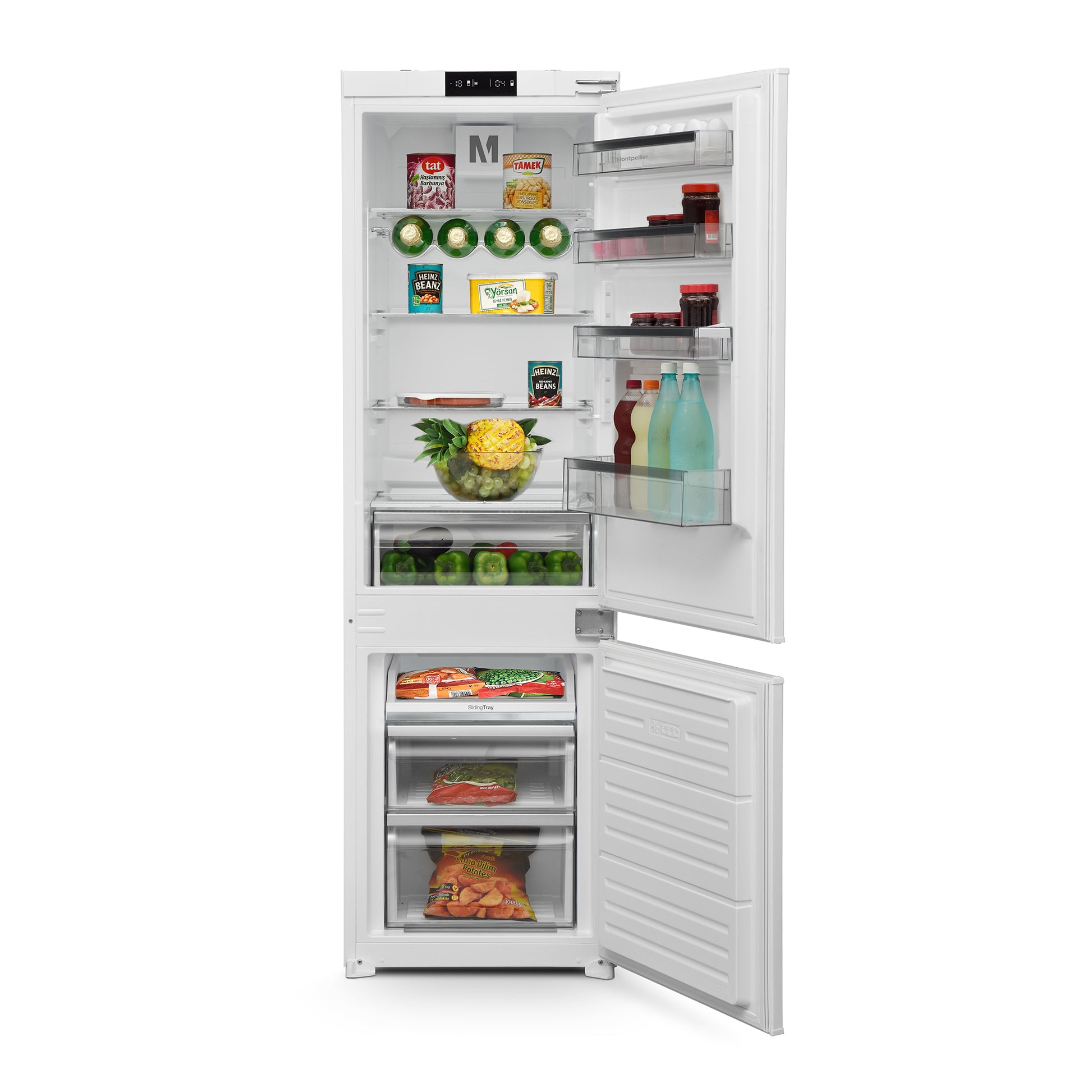Montpellier MIFF730FF 54cm fridge freezer frost free built-in 70/30