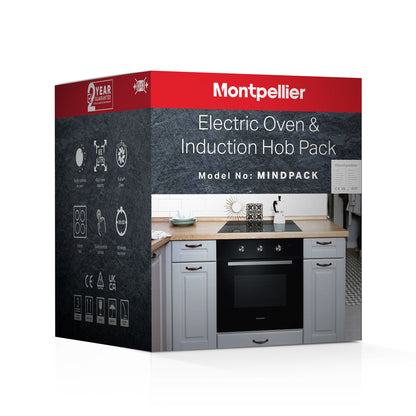 Montpellier MINDPACK Integrated Oven & Induction Hob Pack