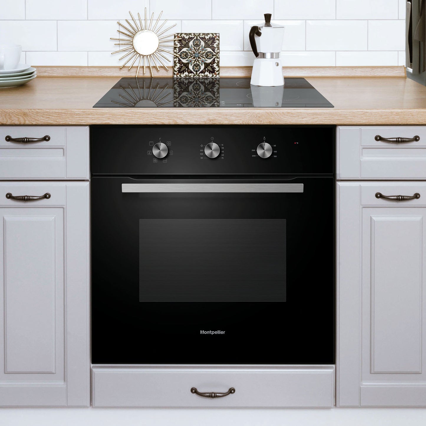 Montpellier MINDPACK Integrated Oven & Induction Hob Pack