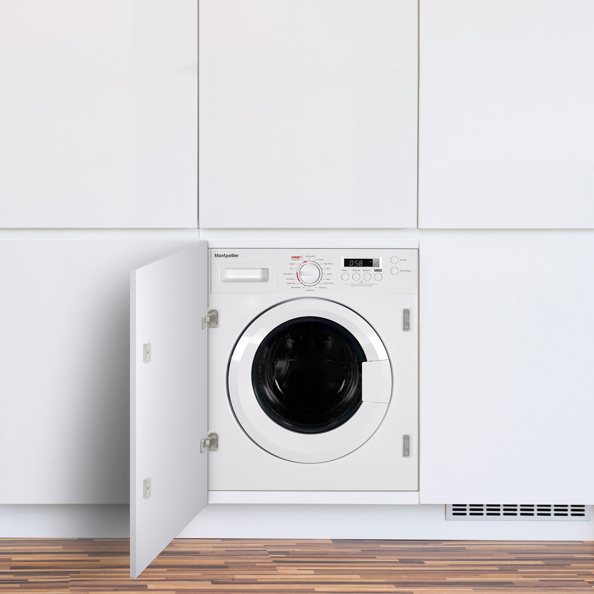 Montpellier MIWD8614 Integrated Washer Dryer