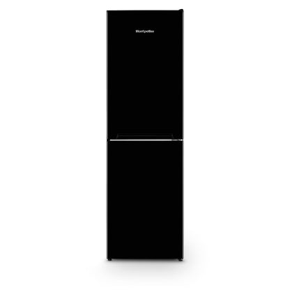 Montpellier MLF1770EK Low Frost Fridge Freezer Black E rated
