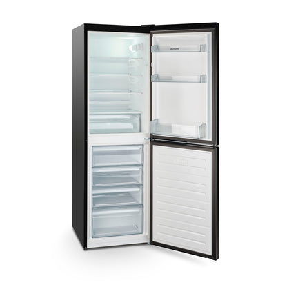 Montpellier MLF1770EK Low Frost Fridge Freezer Black E rated