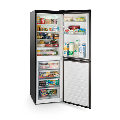 Montpellier MLF1770EK Low Frost Fridge Freezer Black E rated