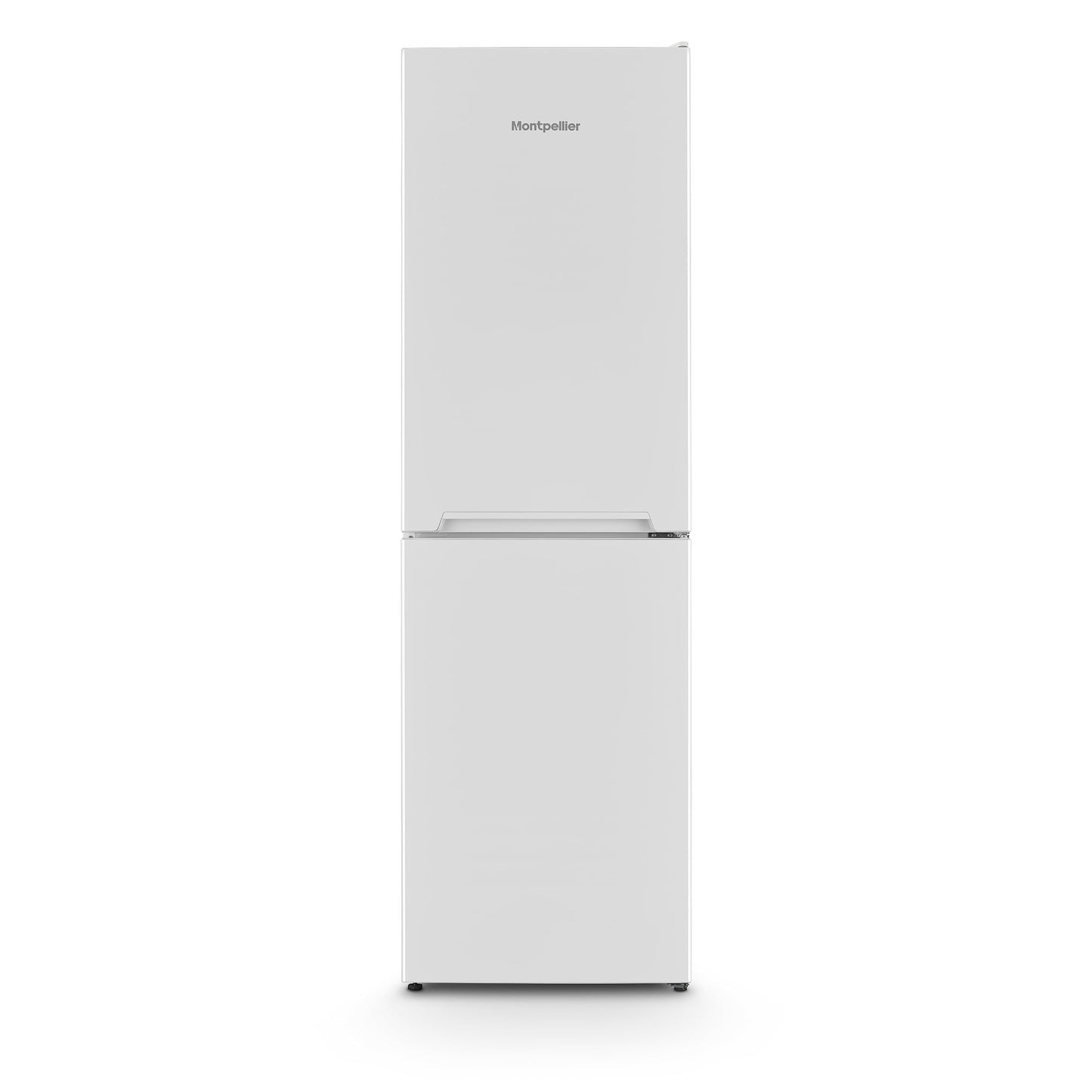 Montpellier MLF1770EW Low Frost Fridge Freezer in White.