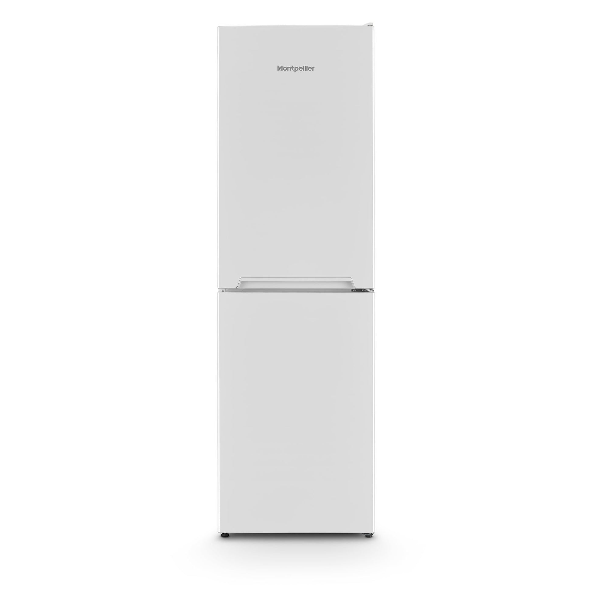 Montpellier MLF1770EW Low Frost Fridge Freezer in White.