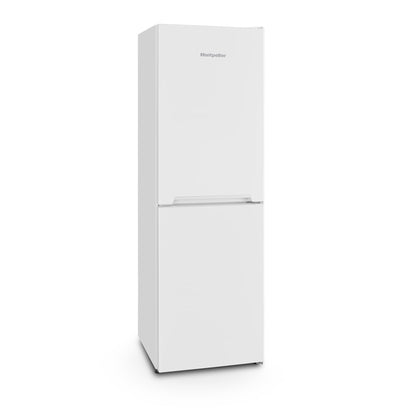 Montpellier MLF1770EW Low Frost Fridge Freezer in White.