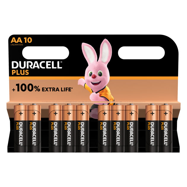 DURACELL AA PLUS POWER WITH POWER BOOST 10 PACK