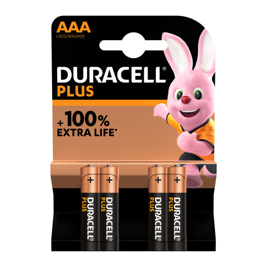 Duracell Plus Power With Power Boost Aaa 4Pk