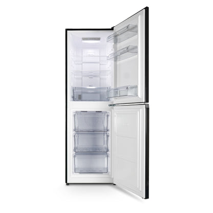 Montpellier MNF167EBK 50/50 No Frost Fridge Freezer in Black