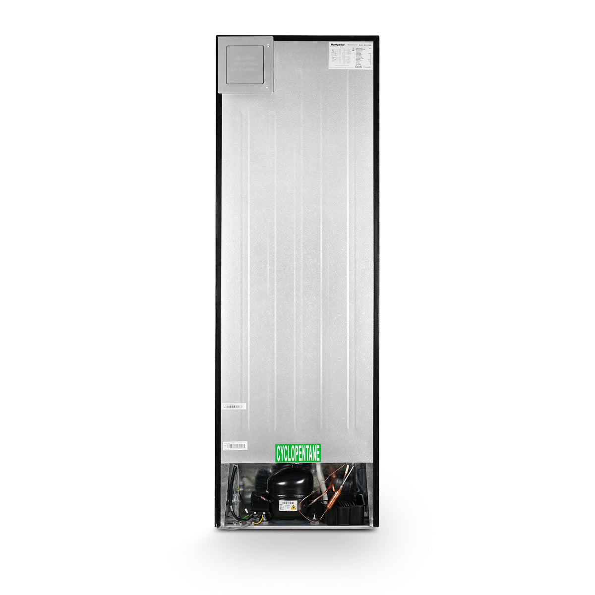 Montpellier MNF167EBK 50/50 No Frost Fridge Freezer in Black