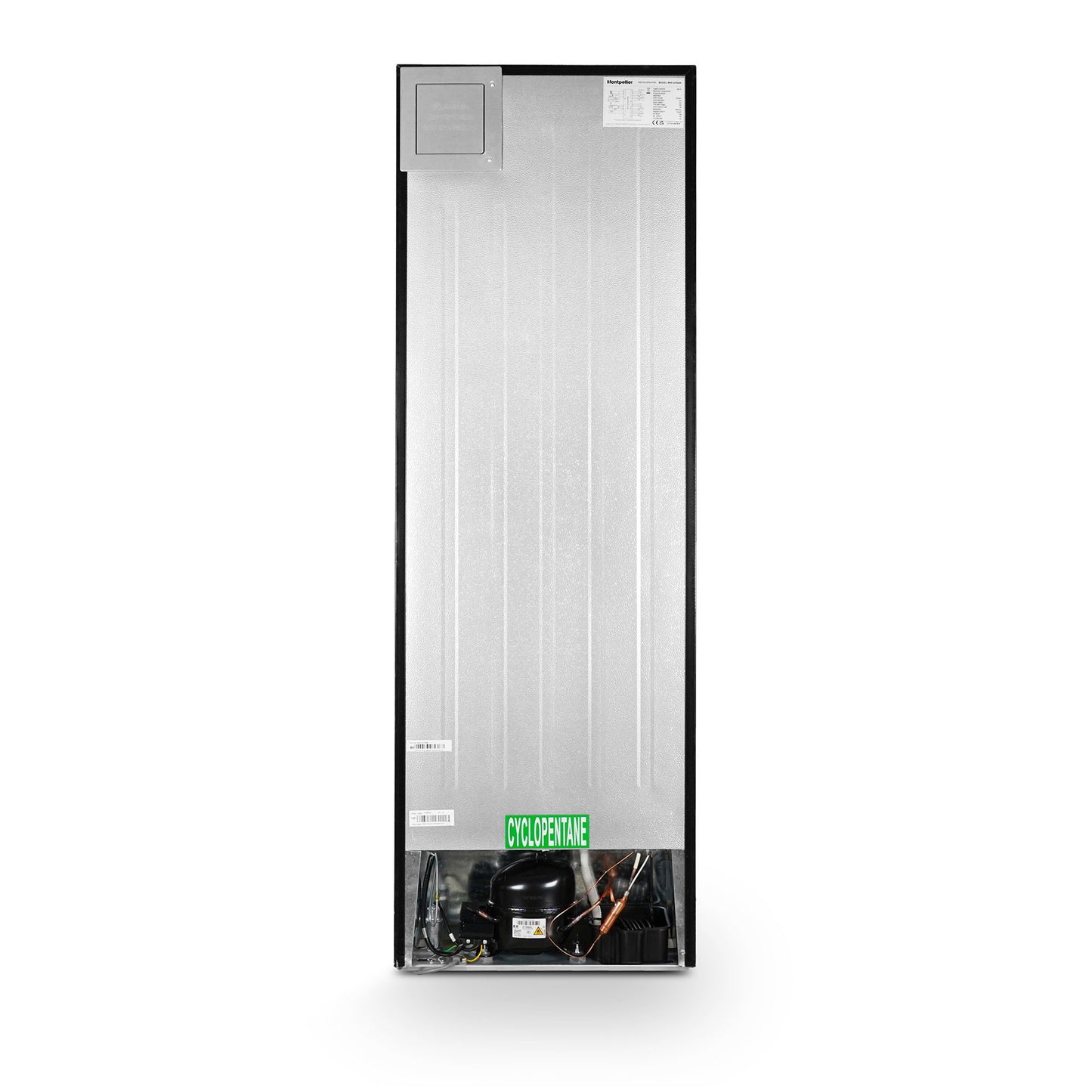 Montpellier MNF167EBK 50/50 No Frost Fridge Freezer in Black