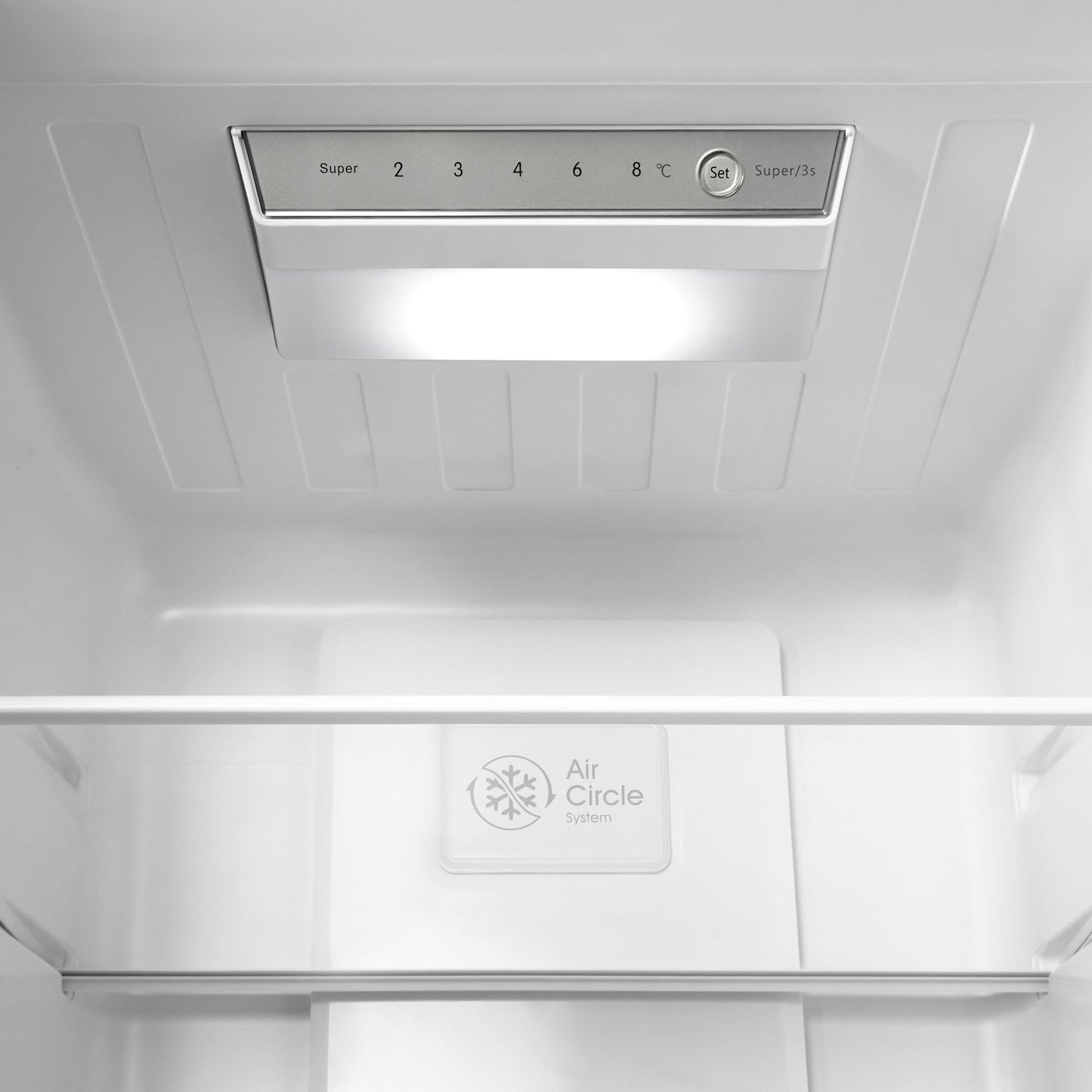 Montpellier MNF167ES 50/50 No Frost Fridge Freezer in Silver
