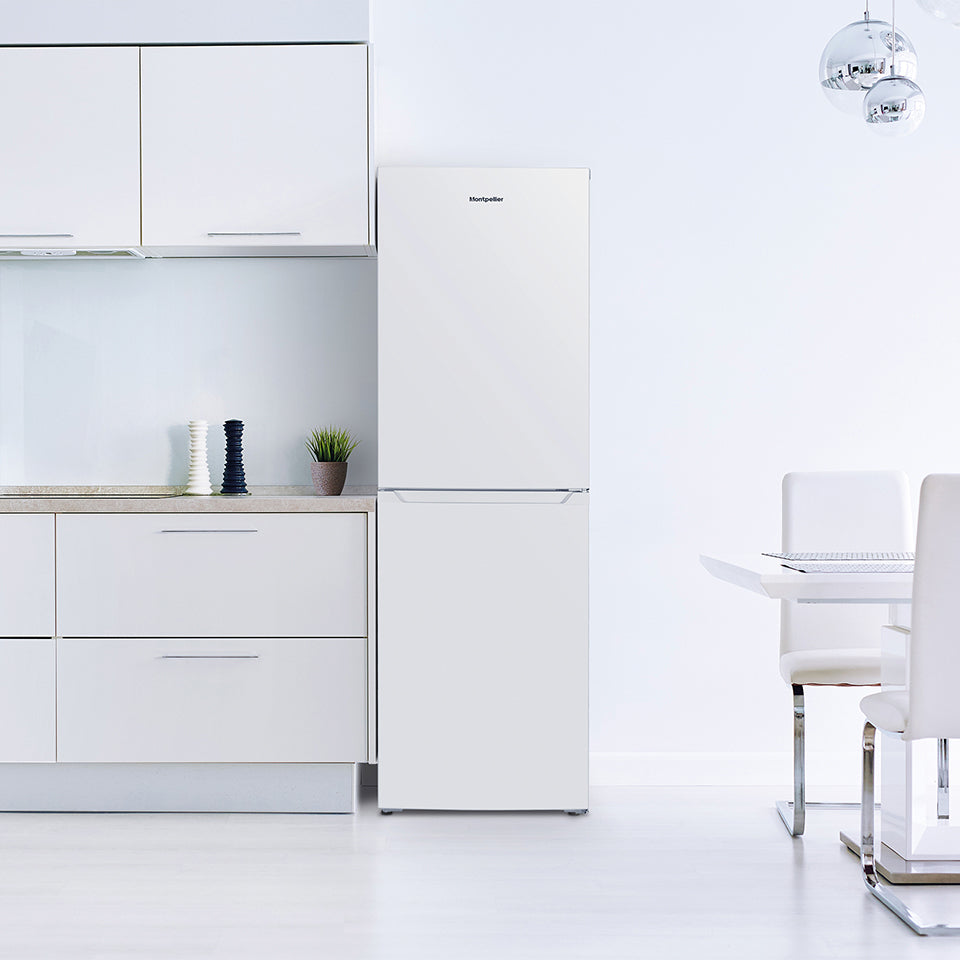 Montpellier MNF167EW 50/50 No Frost Fridge Freezer in White