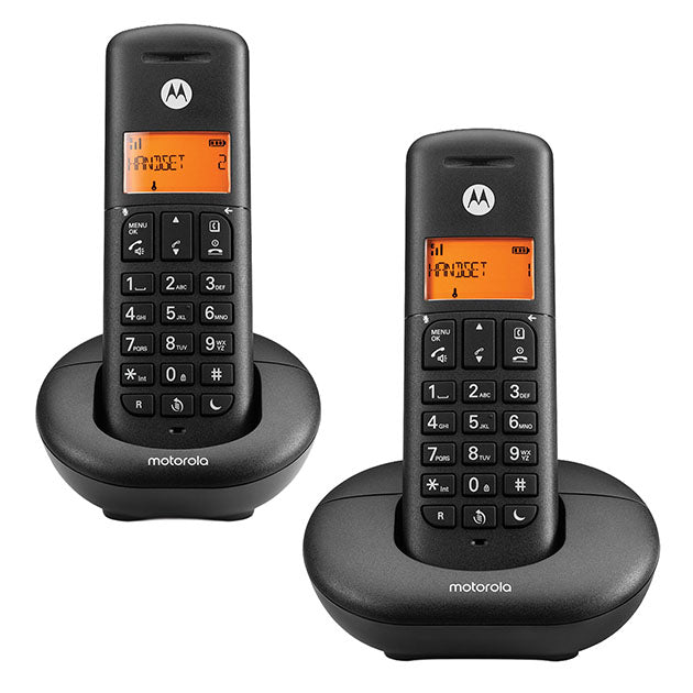MOTOROLA E202 CORDLESS DECT TELEPHONE TWIN