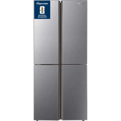 Fridgemaster American Style Fridge Freezer 50/50 Total No Frost - Silver - MQ79394ES
