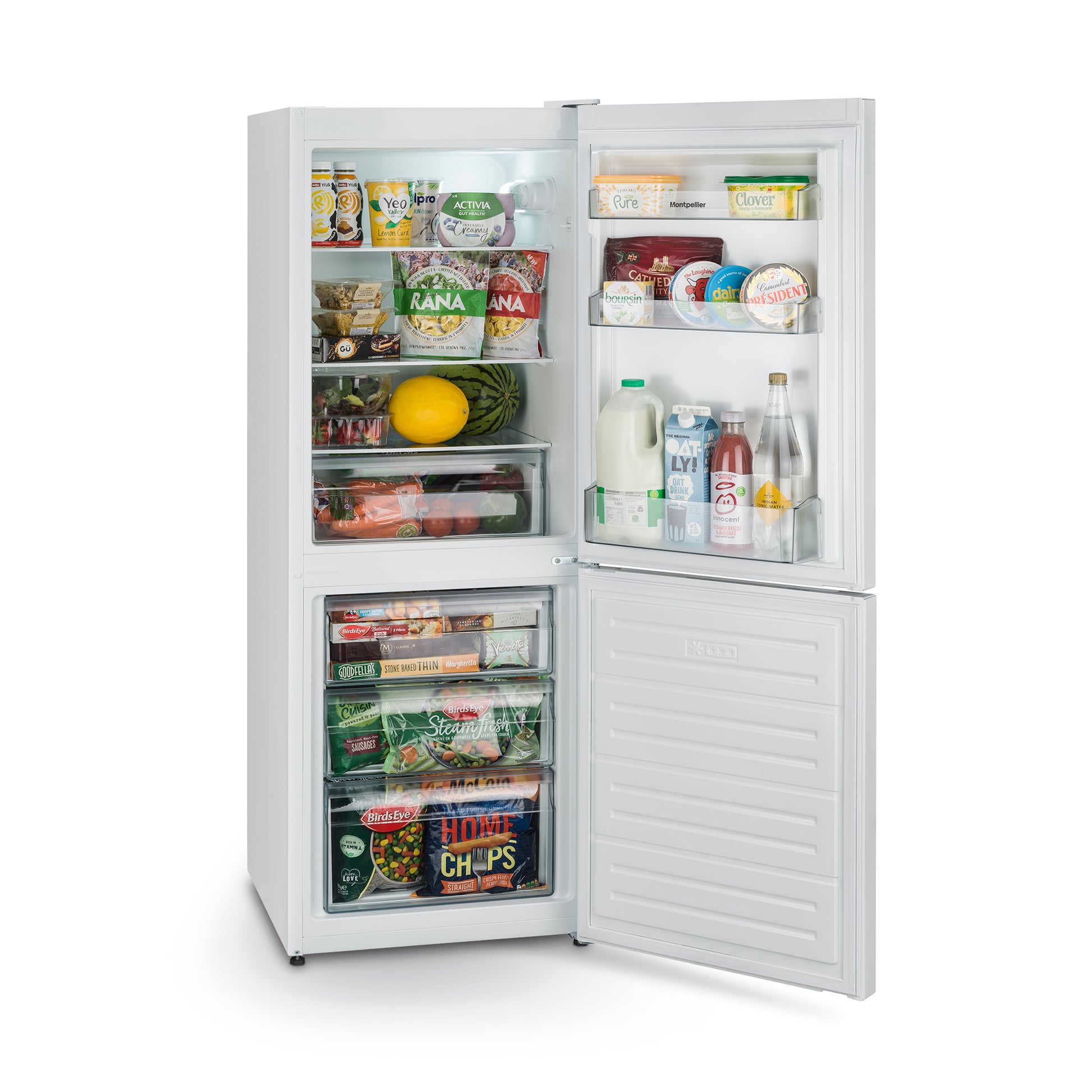 Montpellier MS155EW Low Frost Fridge Freezer in White