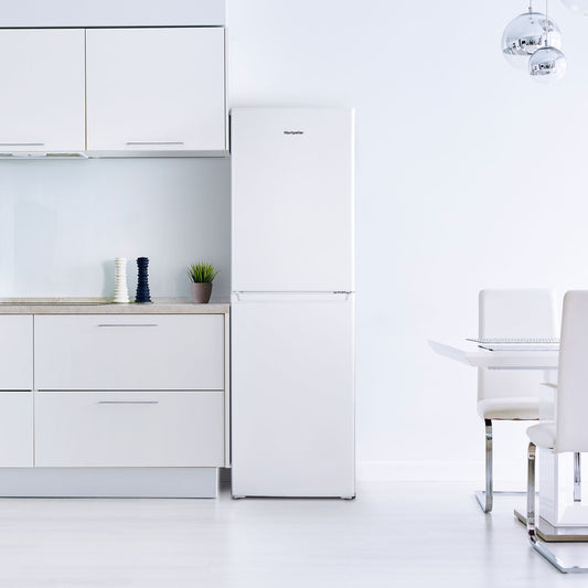 Montpellier MS175EW Fridge Freezer in White