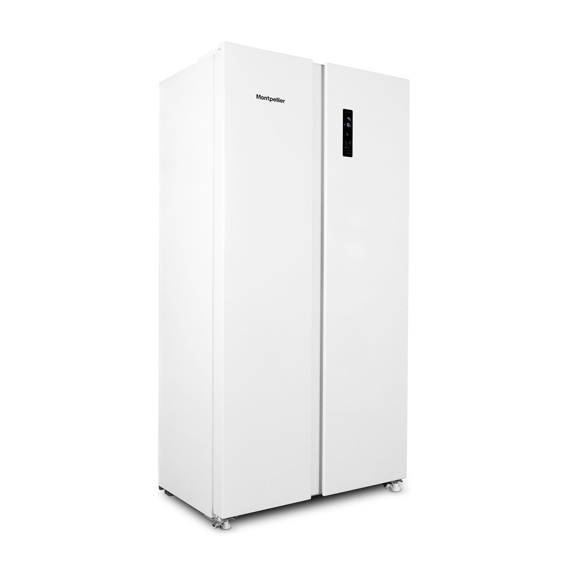 Montpellier MSBS442W American Style Side by Side Fridge Freezer in White