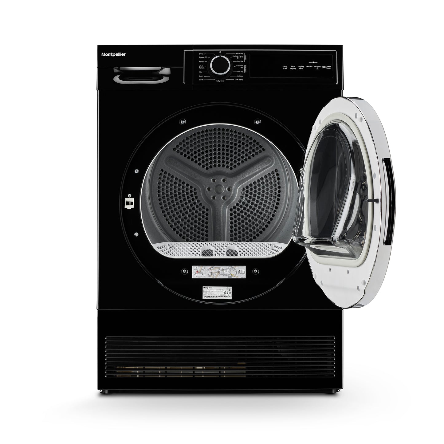 Montpellier MTDC8SDK 8KG CONDENSER SENSOR DRY TUMBLE DRYER - BLACK