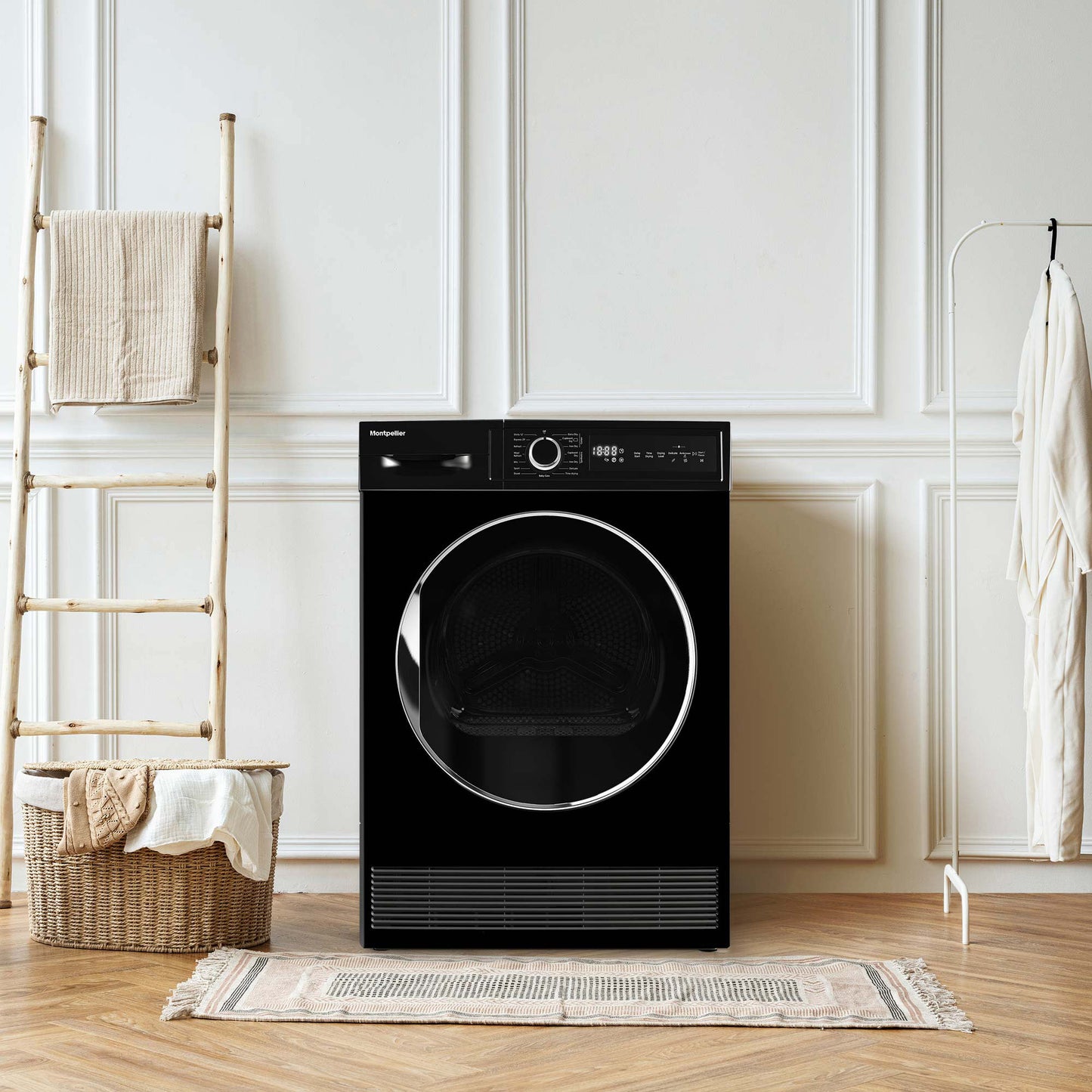 Montpellier MTDC8SDK 8KG CONDENSER SENSOR DRY TUMBLE DRYER - BLACK